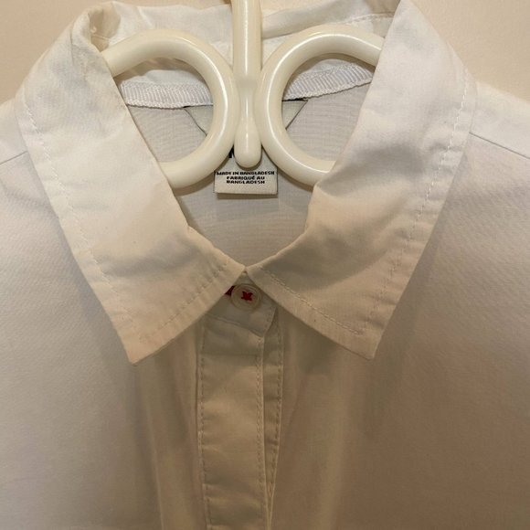 Love Ellen Women's White Button-Down Shirt - Picture 3 of 5